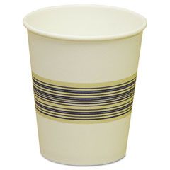 Boardwalk Paper Hot Cups, 10 oz., Blue & Tan, 20 Bags of 50, 1000/Carton BWK10SQHOTCUP