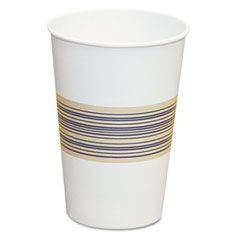 Boardwalk Paper Hot Cups, 12 oz., Blue/Tan, 20 Bags of 50, 1000/Carton BWK12HOTCUP