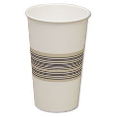 Boardwalk Paper Hot Cups, 16 oz., Blue/Tan, 20 Bags of 50, 1000/Carton BWK16HOTCUP