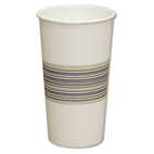 Boardwalk Paper Hot Cups, 20 oz., Blue/Tan, 20 Bags of 25, 500/Carton BWK20HOTCUP