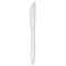 Boardwalk Plastic Tableware, Heavy Mediumweight, Knife, White, 1000/Carton BWKCTKNIFE