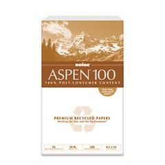 Boise ASPEN 100 Office Paper, 92 Brightness, 20lb, 8-1/2 x 14, White, 5000/Carton CAS054924
