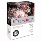 Boise FIREWORX Colored Cover Stock, 65 lbs., 8-1/2 x 11, Dynamite White, 250 Sheets CASMP2651BW