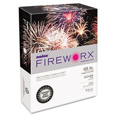 Boise FIREWORX Colored Cover Stock, 65 lbs., 8-1/2 x 11, Popper-mint Green, 250 Sheets CASMP2651GN