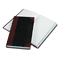 Boorum & Pease Record/Account Book, Record Rule, Black/Red, 500 Pages, 14 1/8 x 8 5/8 ESS9500R