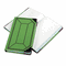 Boorum & Pease Record/Account Book, Record Rule, Green/Red, 500 Pages, 12 1/2 x 7 5/8 ESS6718500R