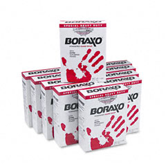 Boraxo Heavy-Duty Powdered Hand Soap, Unscented Powder, 5lb Box, 10/Carton DPR02303CT