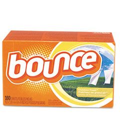 Bounce Fabric Softener Sheets, 160 Sheets/Box, 6 Boxes/Carton PAG80168CT