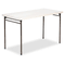 Bridgeport Endura Molded Resin Folding Table, Rectangular, 48w x 24d, Off-White/Bronze CSC36149ECB1