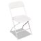 Bridgeport Stack Rental Folding Chair, Resin, White, 4/Carton CSC60672WHT4