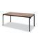 Bridgeport Tuff-Core Premium Commercial Folding Table, 72w x 30d, Natural Woodgrain/Pewter CSC36170NWG1
