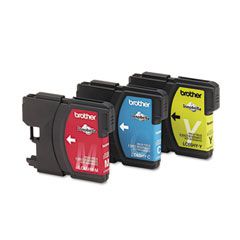 Brother LC653PKS (LC-65) High-Yield Ink, 900 Page-Yield, 3/Pack, Cyan; Magenta; Yellow BRTLC653PKS