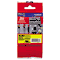 Brother P-Touch TZe Extra-Strength Adhesive Laminated Labeling Tape, 3/4w, Black on Yellow BRTTZES641