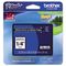 Brother P-Touch TZe Standard Adhesive Laminated Labeling Tape, 1/4w, White on Black BRTTZE315