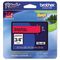 Brother P-Touch TZe Standard Adhesive Laminated Labeling Tape, 3/4w, Black on Red BRTTZE441