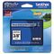 Brother P-Touch TZe Standard Adhesive Laminated Labeling Tape, 3/8w, Black on Clear BRTTZE121