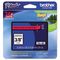 Brother P-Touch TZe Standard Adhesive Laminated Labeling Tape, 3/8w, Black on Red BRTTZE421