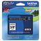 Brother P-Touch TZe Standard Adhesive Laminated Labeling Tape, 3/8w, White on Black BRTTZE325