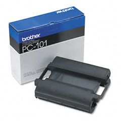Brother PC101 Thermal Ribbon Cartridge, Black BRTPC101