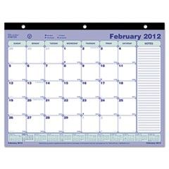 Brownline Brownline Monthly Desk Pad Calendar, 11 x 8-1/2, 2013 REDC181721