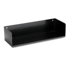 Buddy Products OneTier Book Rack, Steel, 30 1/8 x 10 1/2 x 7 1/2, Black BDY11214
