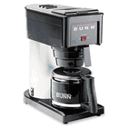 BUNN 10-Cup Pour-O-Matic Coffee Brewer, Black BUNBXB