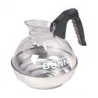 BUNN 12-Cup Coffee Carafe for Pour-O-Matic Bunn Coffee Makers, Black Handle BUN6100