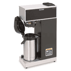 BUNN Airpot Coffee Brewer, Brews 3.8 Gal.,Stainless Steel w/Black Accents BUNVPRAPS