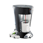 BUNN My Cafe Pour-Over Commercial Grade Coffee/Tea Pod Brewer, Stainless Steel, Black BUNMCP