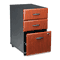 Bush B/B/F Drawer Mobile Vertical File, 15-5/8w x 20-3/8d, Hansen Cherry/Galaxy BSHWC94453SU