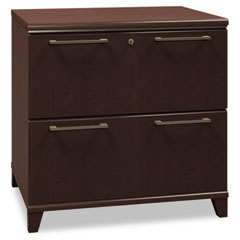 Bush Enterprise Collection Lateral File, 30w x 23-1/8d x 30h, Mocha Cherry BSH2954MC03