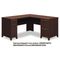 Bush Enterprise L-Desk, 60w x 60d x 30h, Mocha Cherry, Carton 2 BSH2930MCA203