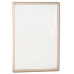 Bush Magnetic Dry Erase Board, 11 3/8w x 5/8d x 16 3/8h, White Board/Nickel Frame BSHAC8812003