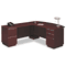 Bush Milano Collection Right L-Desk, Harvest Cherry BSH50DLR72A2CS