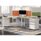 Bush Momentum Collection Dog Leg Desk Top, Right, 72 x 53-1/8, Accord Maple BSH34WDLRAC