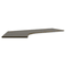 Bush Momentum Collection Dog Leg Desk Top, Right, 72 x 53-1/8, Mocha Cherry BSH34WDLRMR