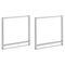 Bush Momentum Collection Double Open Leg Kit, Silver BSH342OLEGSV03
