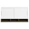Bush Momentum Collection Hutch, Two Doors, 36w x 13d x 18-5/8h, White/Mocha Cherry BSH34H36MR