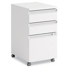 Bush Momentum Collection Mobile Pedestal File, Box/Box/File, White BSH34F53WH