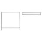 Bush Momentum Collection Open Leg Kit For 24" High Storage, Silver BSH34OSLEGSV03