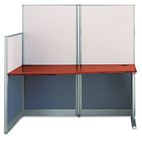 Bush Office-in-an-Hour Straight Workstation, 64-1/2w x 32-1/4d, Hansen CY, Box 1 Of 2 BSHWC36492A103