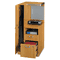 Bush Quantum Left Storage Tower, Carton 2 of 2, 23-1/8w x 23-1/2d x 53h, Modern CY BSHQT2837MC