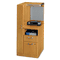 Bush Quantum Left Storage Tower, Carton 2 of 2, 23-1/8w x 23-1/2d x 53h, Modern CY BSHQT2837MC
