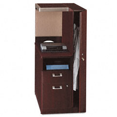 Bush Quantum Right Storage Tower, Carton 1 of 2, 23-1/8w x 23-1/2d x 53h, Harvest CY BSHQT2826CS