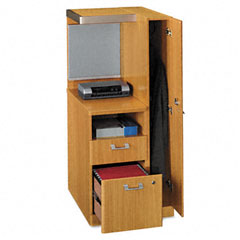Bush Quantum Right Storage Tower, Carton 2 of 2, 23-1/8w x 23-1/2d x 53h, Modern CY BSHQT2827MC