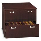 Bush Quantum Series 2-Drawer Lateral File, 35-3/4w x 23-1/2d x 30h, Harvest Cherry BSHQT256FCS