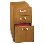 Bush Quantum Series 3-Drawer File, 15-3/4w x 19-1/8d x 28-5/8h, Modern Cherry BSHQT243FMC