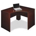 Bush Quantum Series Left Corner Desk Shell, 47-3/8w x 42-1/8d x 30h, Harvest Cherry BSHQT0455CS