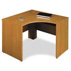 Bush Quantum Series Left Corner Desk Shell, 47-3/8w x 42-1/8d x 30h, Modern Cherry BSHQT0455MC