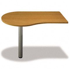Bush Quantum Series Left Peninsula, 47-5/8w x 29-1/4d x 30h, Modern Cherry BSHQT7455MC